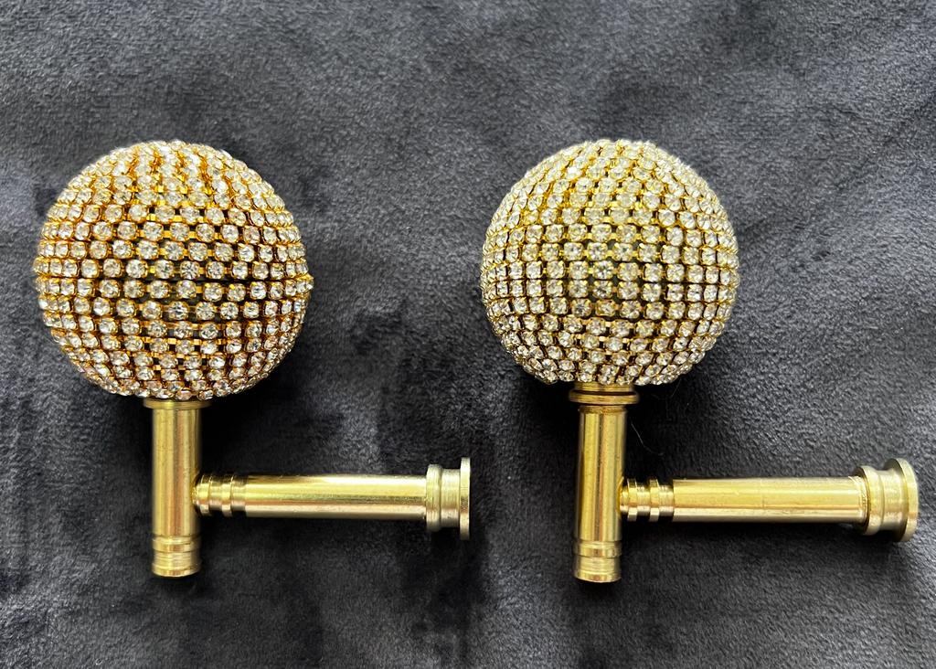 accesorii cristal auriu