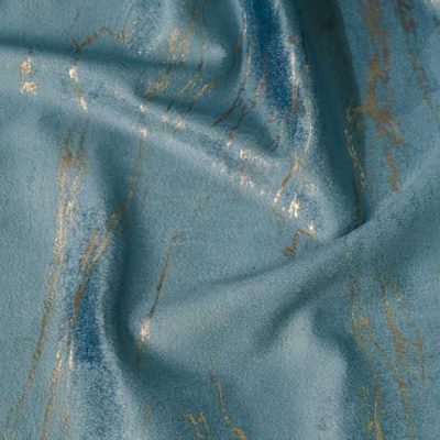 draperie catifea blue cu auriu